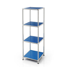 Étagère métallique | Concept Epure MK-005 | Étagère à 4 niveaux avec tablettes ouvertes | Disponible en plusieurs couleurs