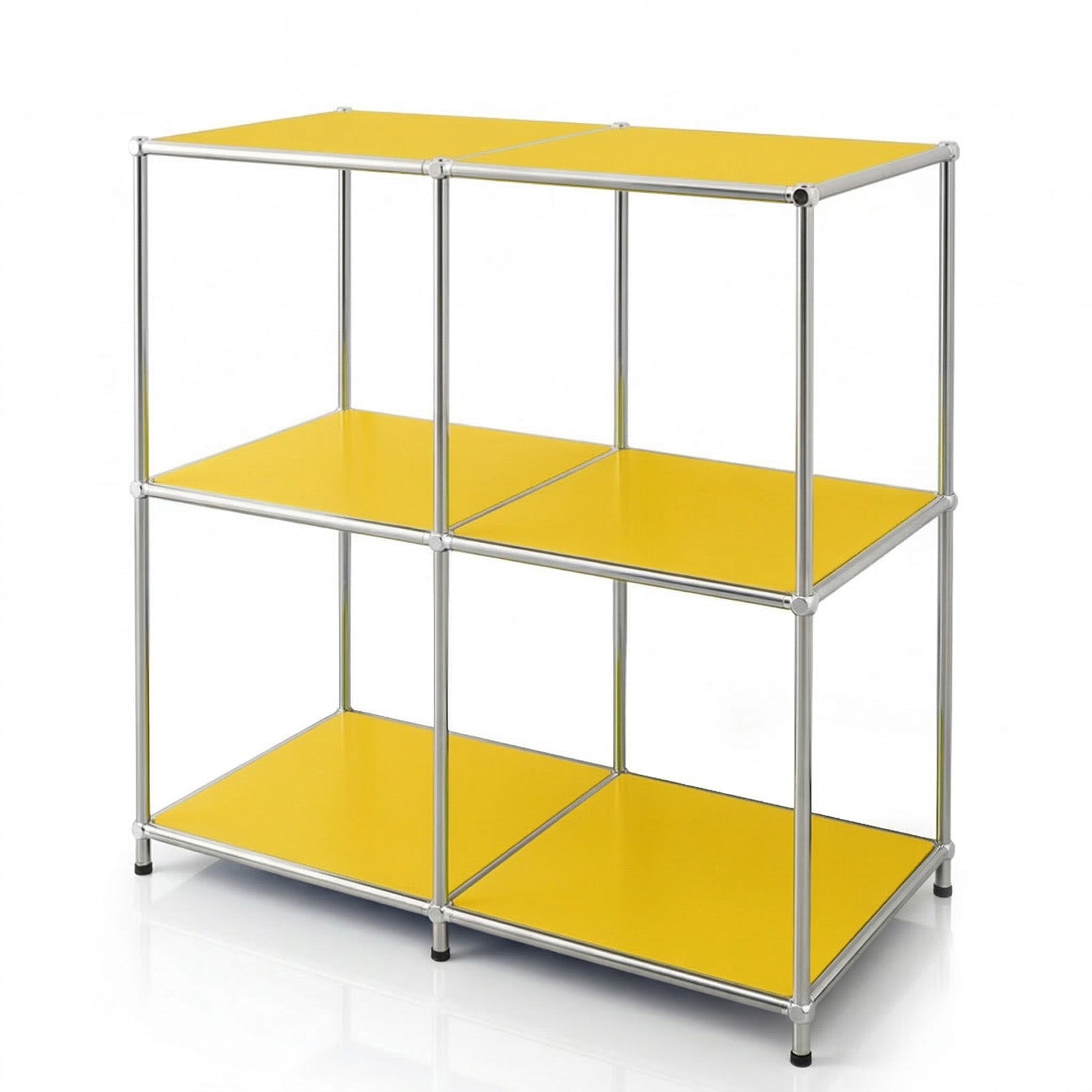 Étagère métallique | Concept Epure MK-027 | Buffet ouvert à 3 niveaux et étagère de rangement | Disponible en plusieurs couleurs