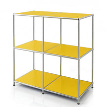 Étagère métallique | Concept Epure MK-027 | Buffet ouvert à 3 niveaux et étagère de rangement | Disponible en plusieurs couleurs
