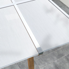 Plaque alvéolaire | 60,5 x 121 cm | Polycarbonate | Pour serre & toiture