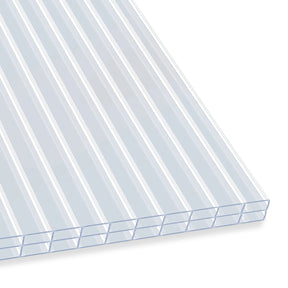 Plaque alvéolaire | 60,5 x 121 cm | Polycarbonate | Pour serre & toiture