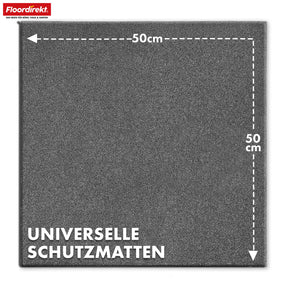 Tapis de protection contre les chutes | Play Protect | Protection de sol antidérapante et robuste en caoutchouc | Différentes épaisseurs et couleurs | 50 x 50 cm