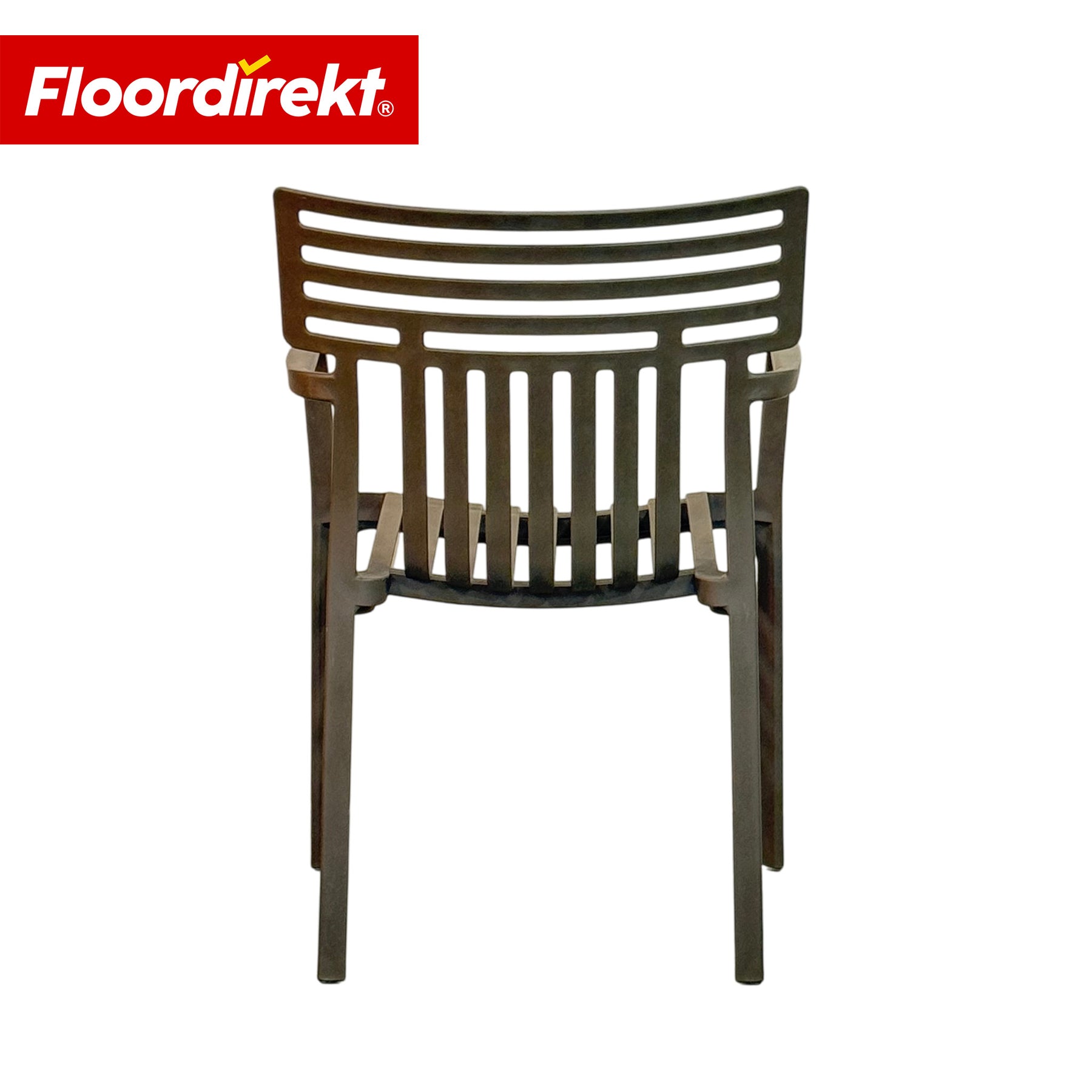 Chaise de jardin | Terrano | Chaise design empilable résistante aux intempéries & aux UV pour jardin, balcon & terrasse
