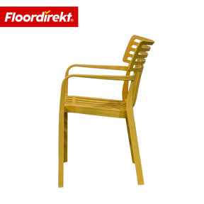 Chaise de jardin | Terrano | Chaise design empilable résistante aux intempéries & aux UV pour jardin, balcon & terrasse
