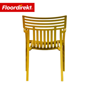 Chaise de jardin | Terrano | Chaise design empilable résistante aux intempéries & aux UV pour jardin, balcon & terrasse