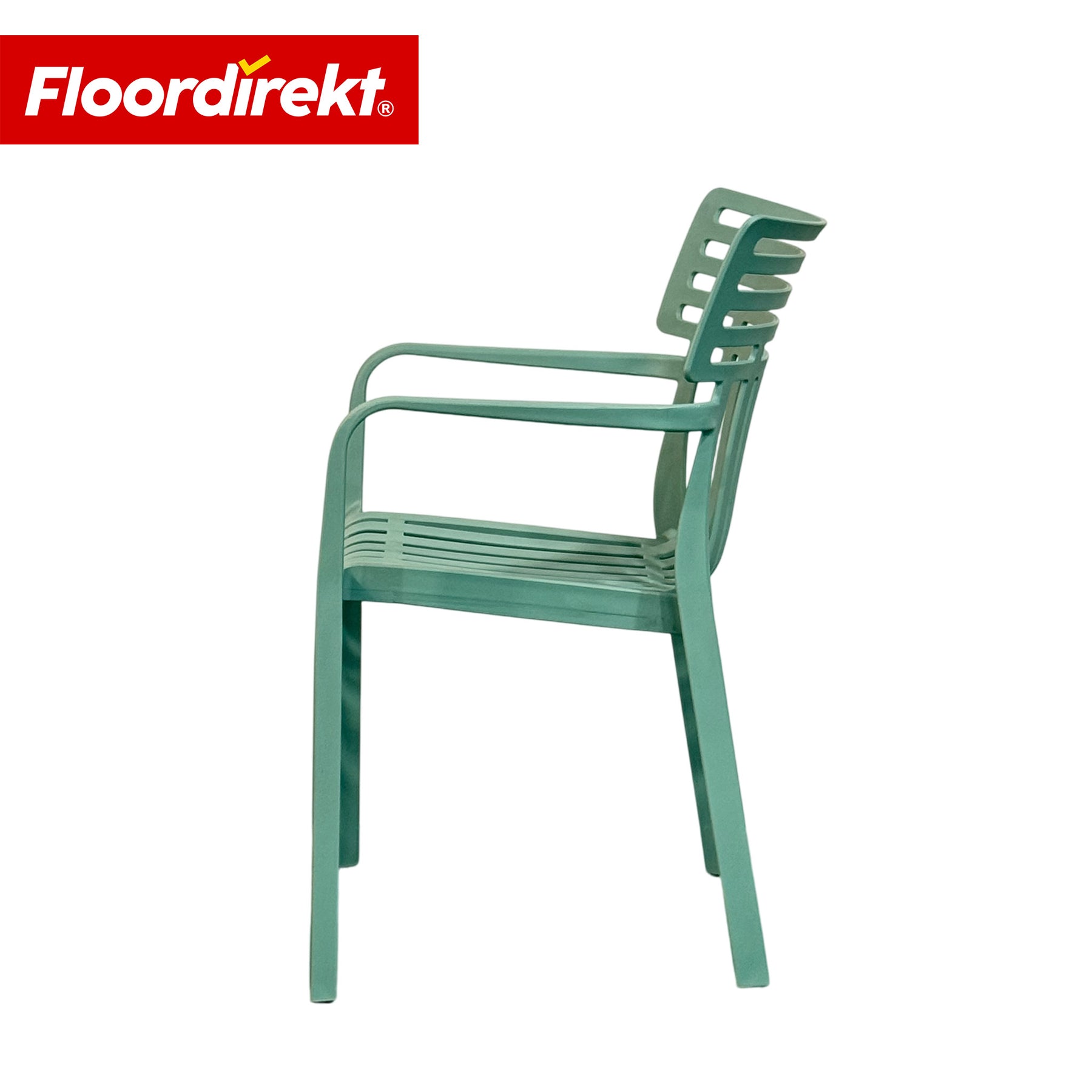 Chaise de jardin | Terrano | Chaise design empilable résistante aux intempéries & aux UV pour jardin, balcon & terrasse