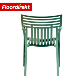 Chaise de jardin | Terrano | Chaise design empilable résistante aux intempéries & aux UV pour jardin, balcon & terrasse