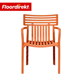 Chaise de jardin | Terrano | Chaise design empilable résistante aux intempéries & aux UV pour jardin, balcon & terrasse