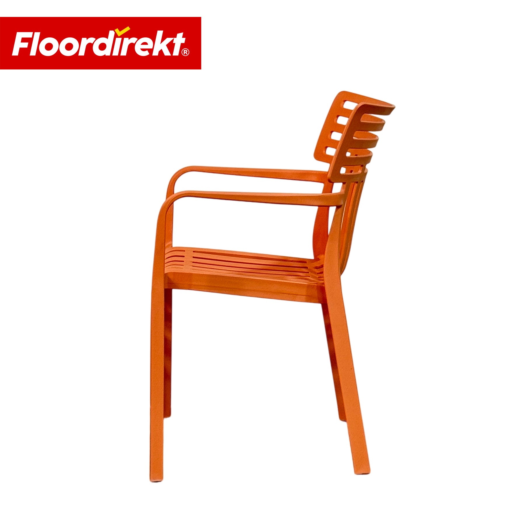 Chaise de jardin | Terrano | Chaise design empilable résistante aux intempéries & aux UV pour jardin, balcon & terrasse