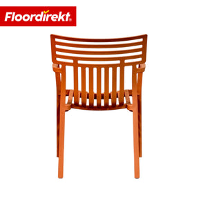 Chaise de jardin | Terrano | Chaise design empilable résistante aux intempéries & aux UV pour jardin, balcon & terrasse