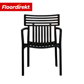 Chaise de jardin | Terrano | Chaise design empilable résistante aux intempéries & aux UV pour jardin, balcon & terrasse