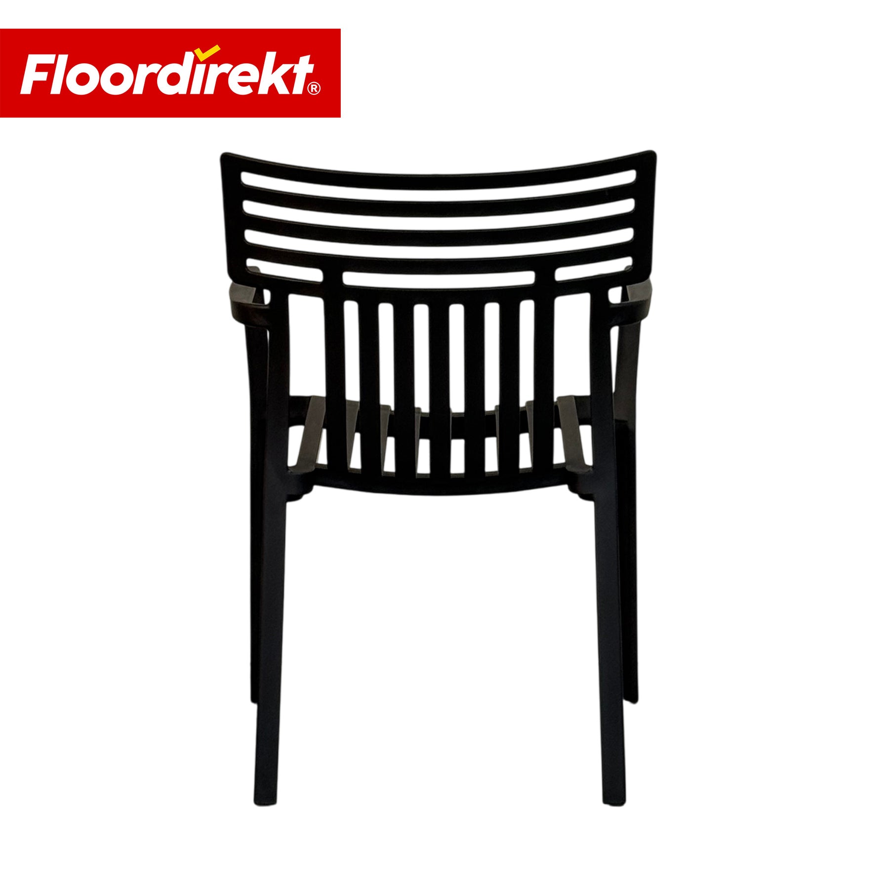 Chaise de jardin | Terrano | Chaise design empilable résistante aux intempéries & aux UV pour jardin, balcon & terrasse