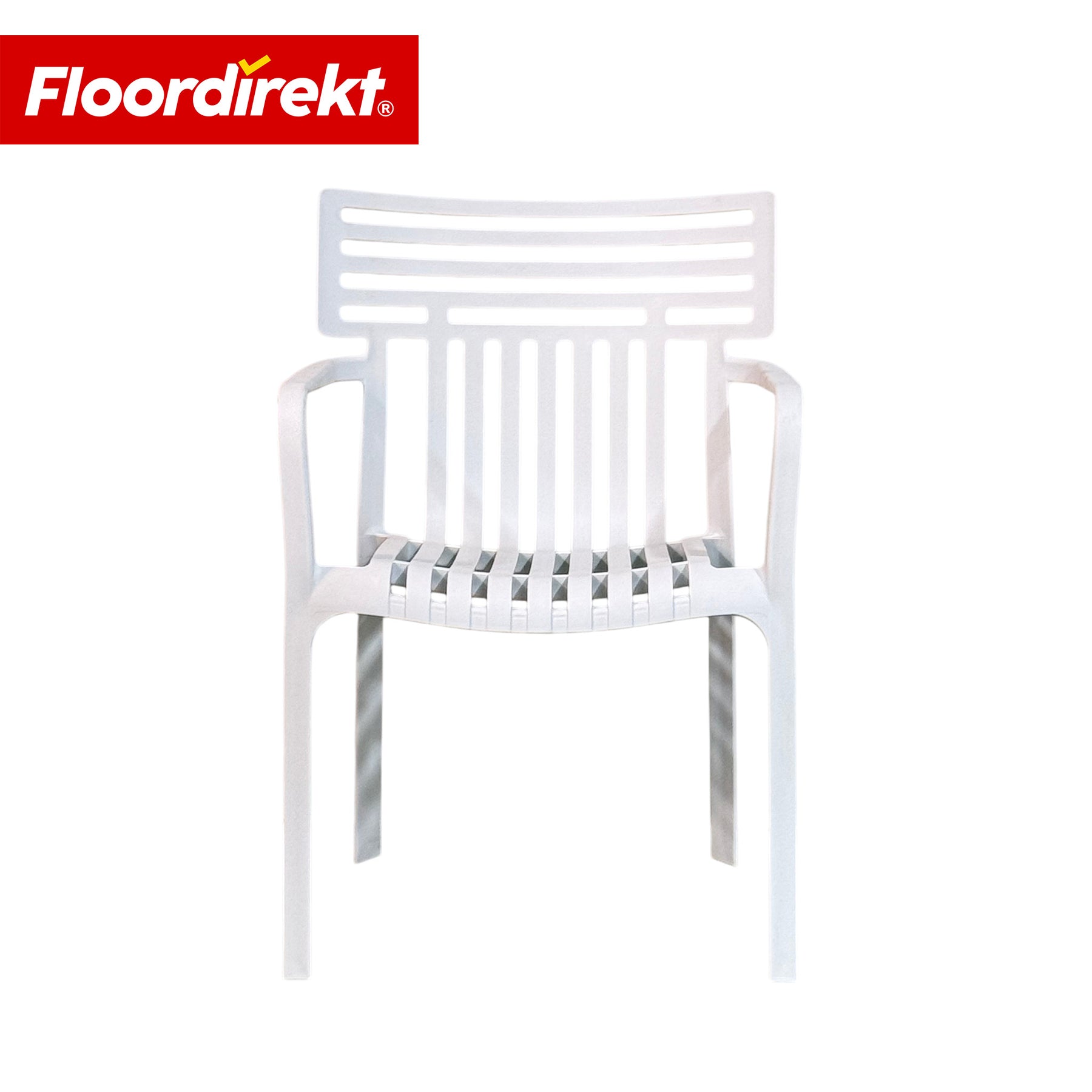 Chaise de jardin | Terrano | Chaise design empilable résistante aux intempéries & aux UV pour jardin, balcon & terrasse