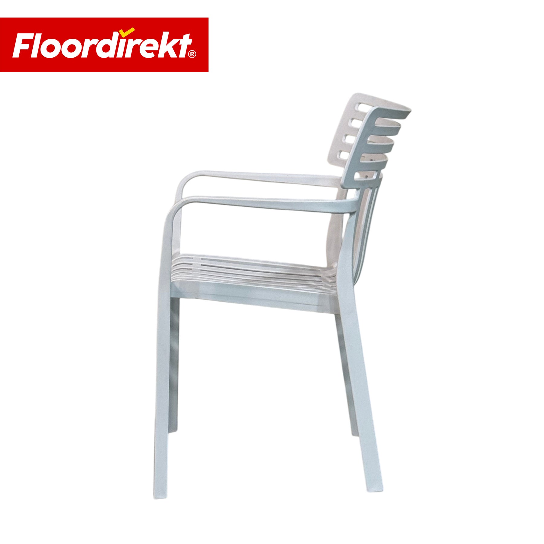 Chaise de jardin | Terrano | Chaise design empilable résistante aux intempéries & aux UV pour jardin, balcon & terrasse