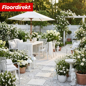 Chaise de jardin | Terrano | Chaise design empilable résistante aux intempéries & aux UV pour jardin, balcon & terrasse