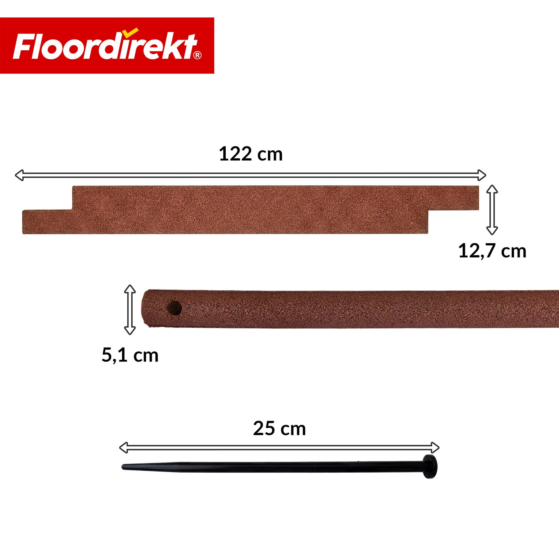 Bordure de jardin en caoutchouc | Bordure de pelouse flexible & bordure de parterre en caoutchouc recyclé pour jardin, allées & terrasse