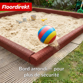 Bordure de jardin en caoutchouc | Bordure de pelouse flexible & bordure de parterre en caoutchouc recyclé pour jardin, allées & terrasse