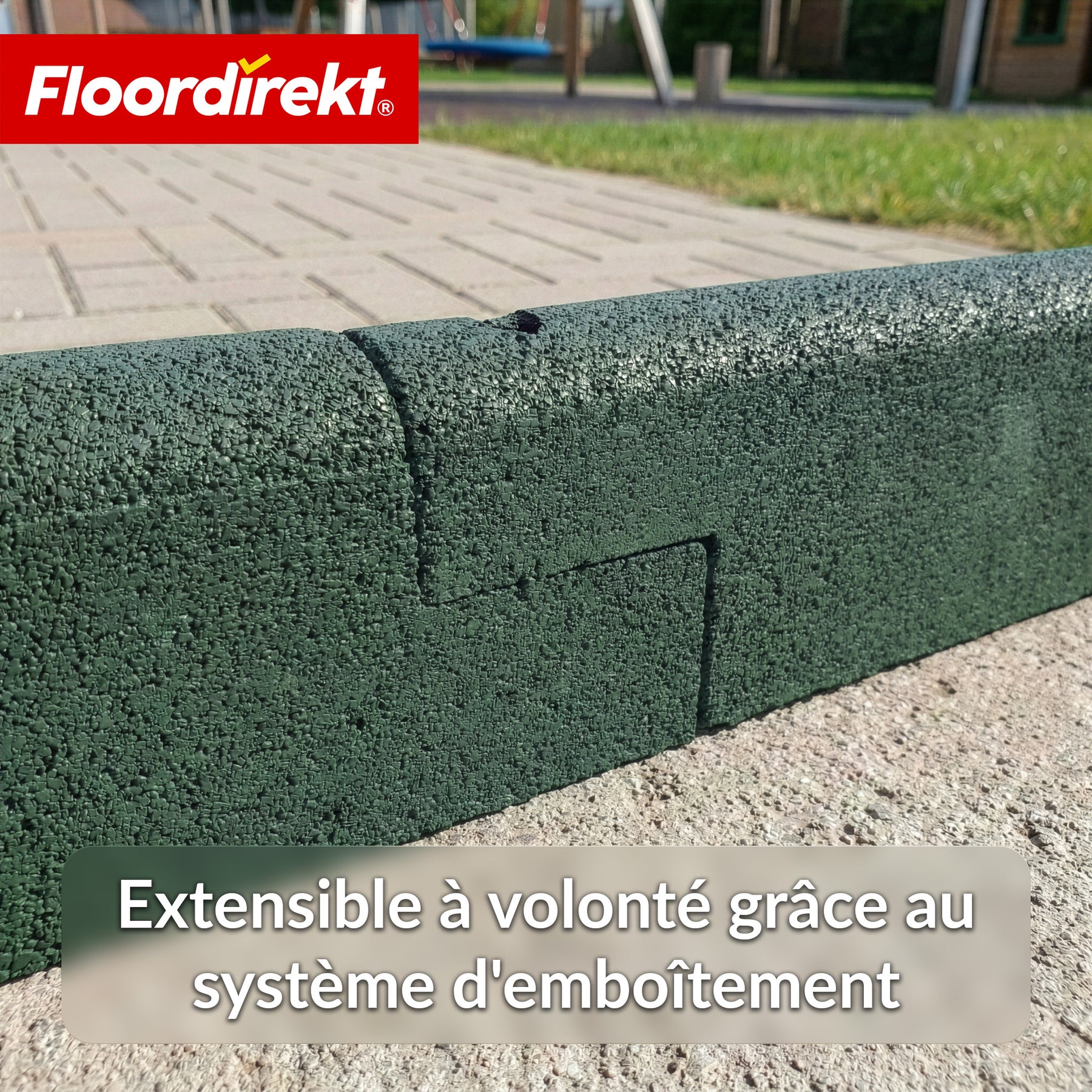 Bordure de jardin en caoutchouc | Bordure de pelouse flexible & bordure de parterre en caoutchouc recyclé pour jardin, allées & terrasse