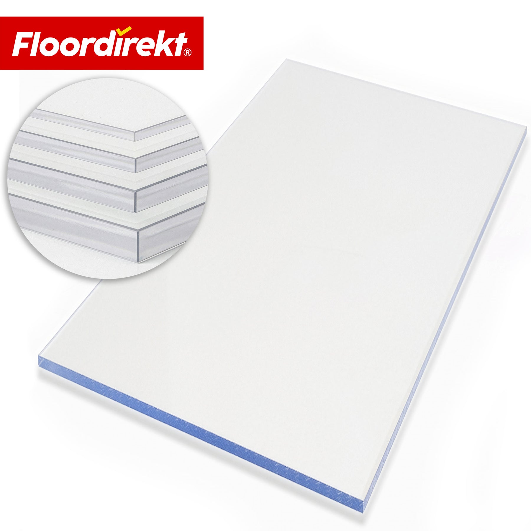 Plaques en plastique | Transparent | Plaques en polystyrène en différentes tailles et épaisseurs