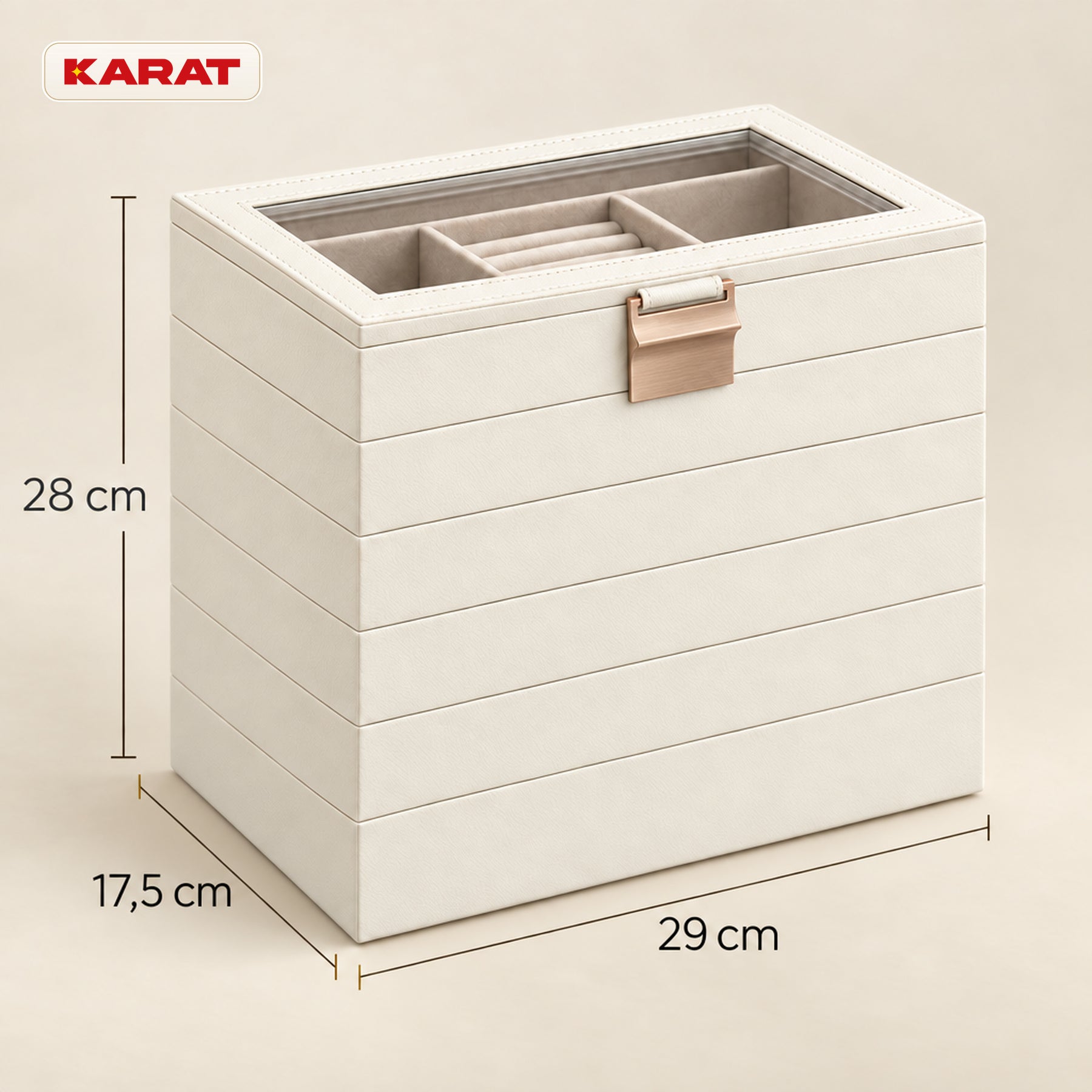 A2_Blanc crème - 6 niveaux