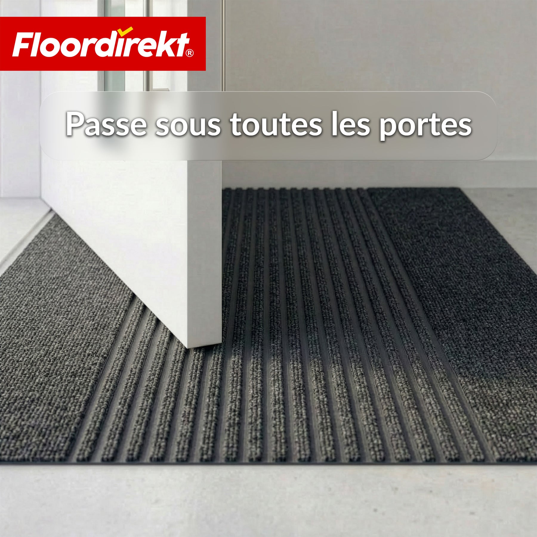Tapis d’entrée | Circa | Tapis de porte lavable pour intérieur & extérieur | Tapis antidérapant avec dos en TPE