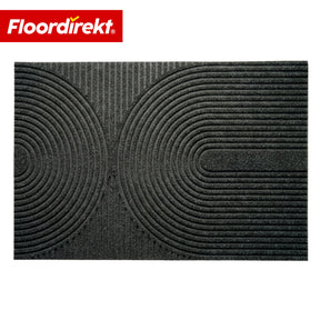 Tapis d’entrée | Circa | Tapis de porte lavable pour intérieur & extérieur | Tapis antidérapant avec dos en TPE