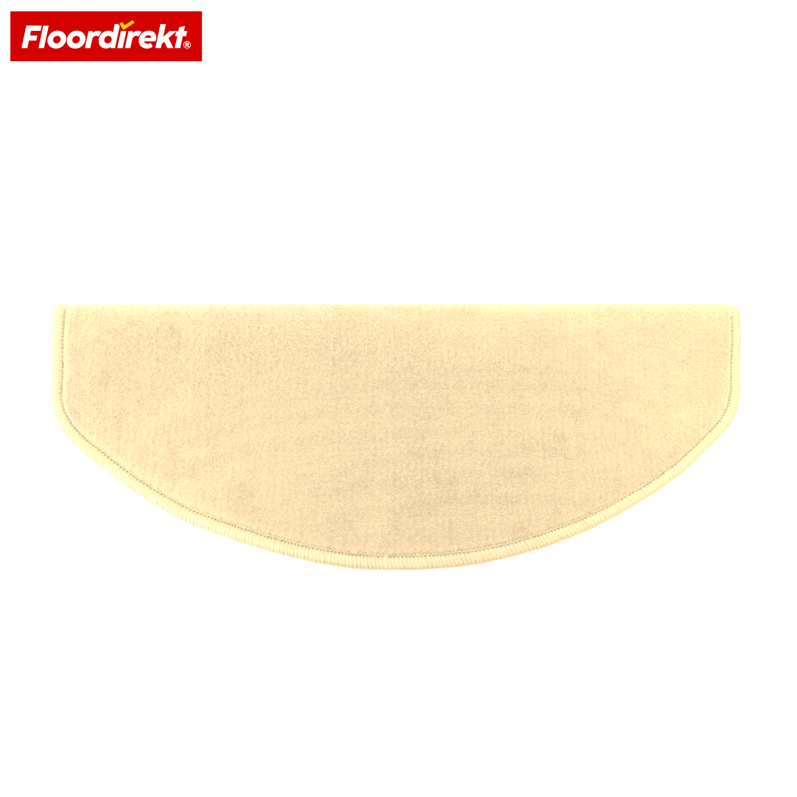 Tapis de marche en velours | Wien | Demi-lune antidérapant en polypropylène robuste | Protection d’escalier, insonorisant & antistatique | Disponible en 4 couleurs modernes