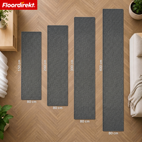 Tapis de couloir | Monaco | Tapis étroit avec bordure, facile d’entretien & résistant
