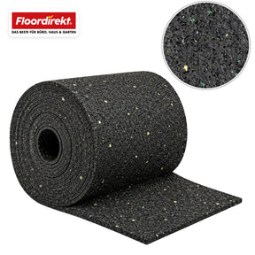 Bande de protection pour terrasse | Granulés de caoutchouc | 8 cm × 5 mm | Rouleau 5–30 m
