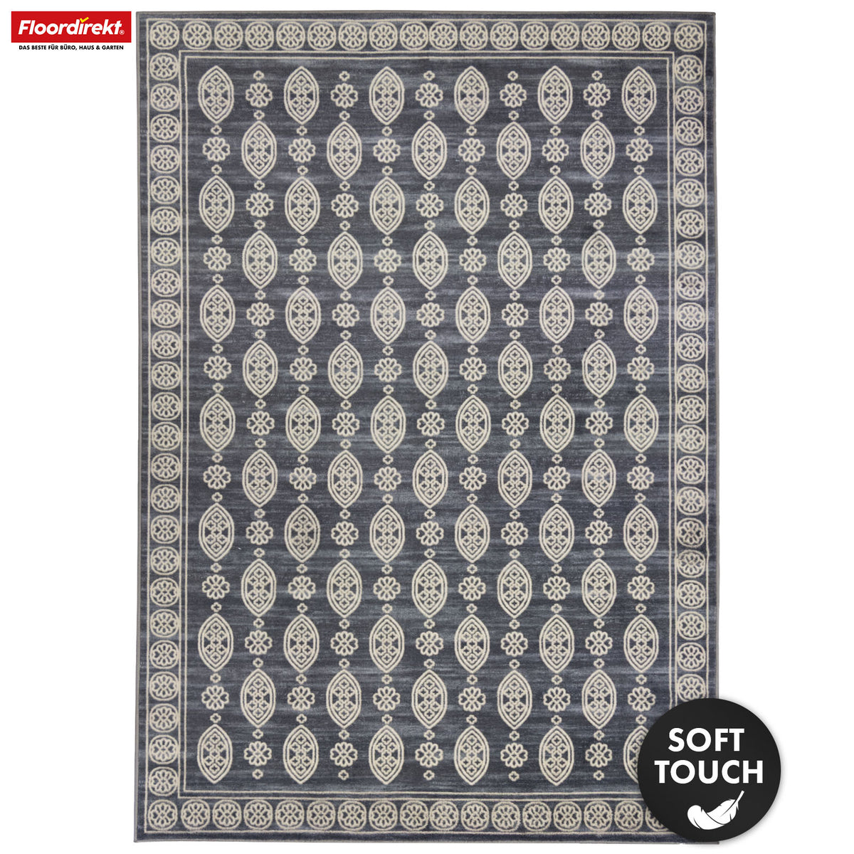Tapis de salon | Marrakesh | Tapis classique à motif oriental | Antidérapant, résistant & facile d’entretien | Disponible en plusieurs tailles