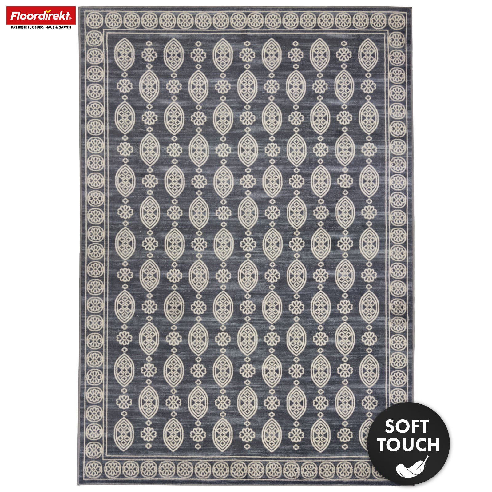 Tapis de salon | Marrakesh | Tapis classique à motif oriental | Antidérapant, résistant & facile d’entretien | Disponible en plusieurs tailles