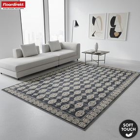 Tapis de salon | Marrakesh | Tapis classique à motif oriental | Antidérapant, résistant & facile d’entretien | Disponible en plusieurs tailles