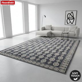 Tapis de salon | Marrakesh | Tapis classique à motif oriental | Antidérapant, résistant & facile d’entretien | Disponible en plusieurs tailles