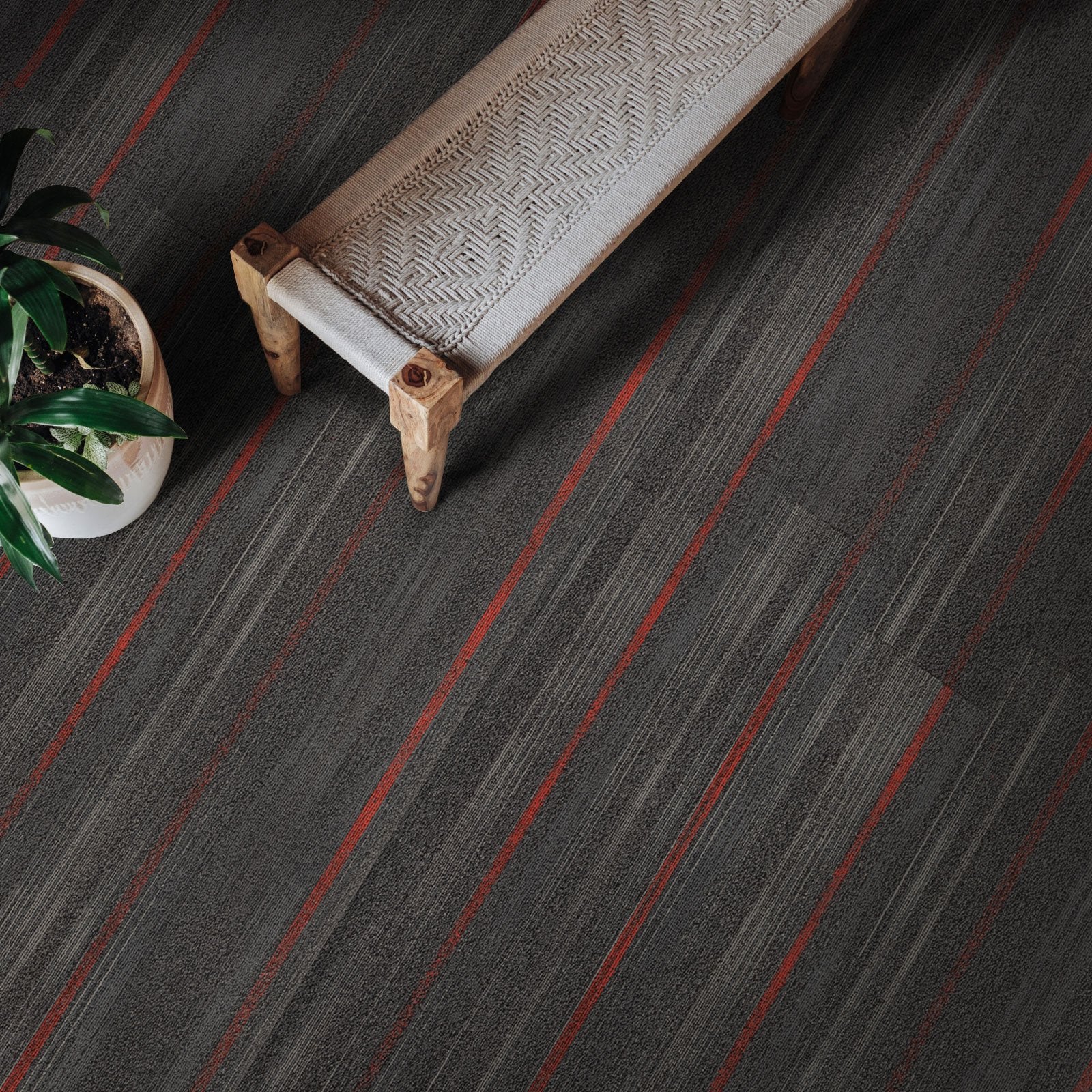 Dalle de moquette | Aberdeen | 25 x 100cm | 12 couleurs