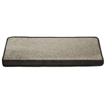 Velours-Stufenmatte Sinfonie | Rectangulaire | Tapis simple | Brun clair