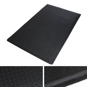 Anti-Ermüdungsmatte Heavy-Duty Tire Tuff Noir Doppellagig | Noir