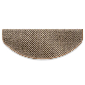 Sisal-Stufenmatte Tiger-Eye Semicirculaire oder eckig 3 Farben | Beige