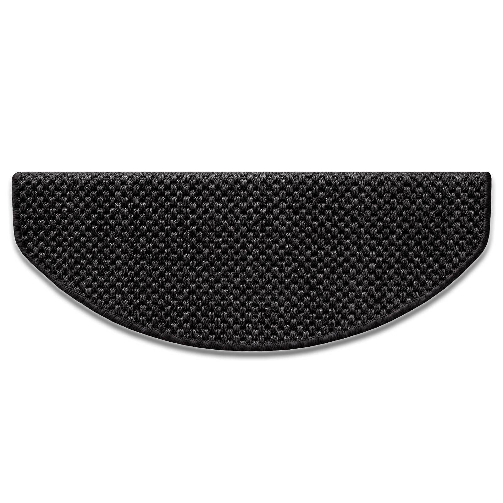Sisal-Stufenmatte Tiger-Eye Semicirculaire oder eckig 3 Farben | Anthracite