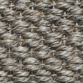 Sisal-Stufenmatte Tiger-Eye Semicirculaire oder eckig 3 Farben | Beige
