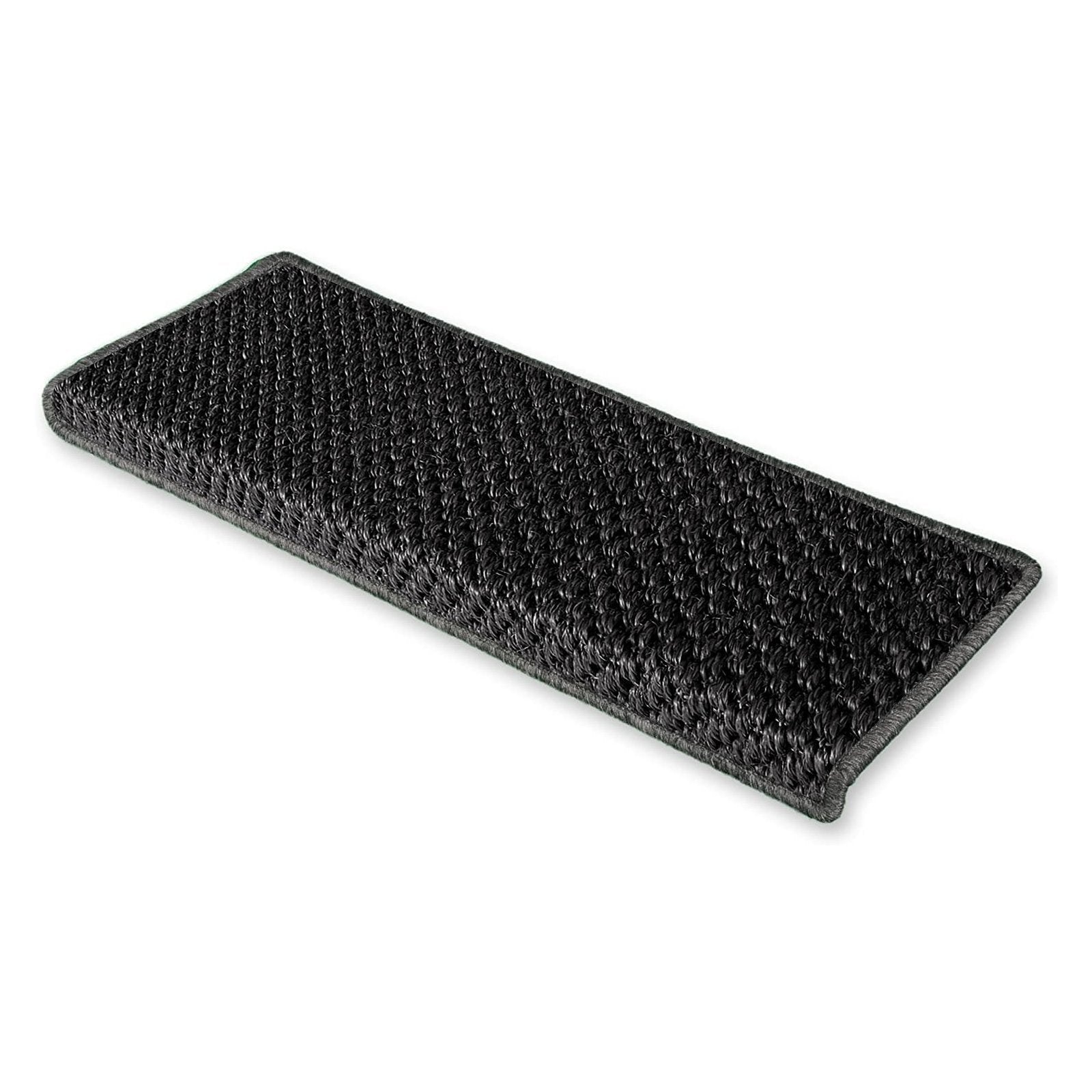 Sisal-Stufenmatte Tiger-Eye Semicirculaire oder eckig 3 Farben | Anthracite
