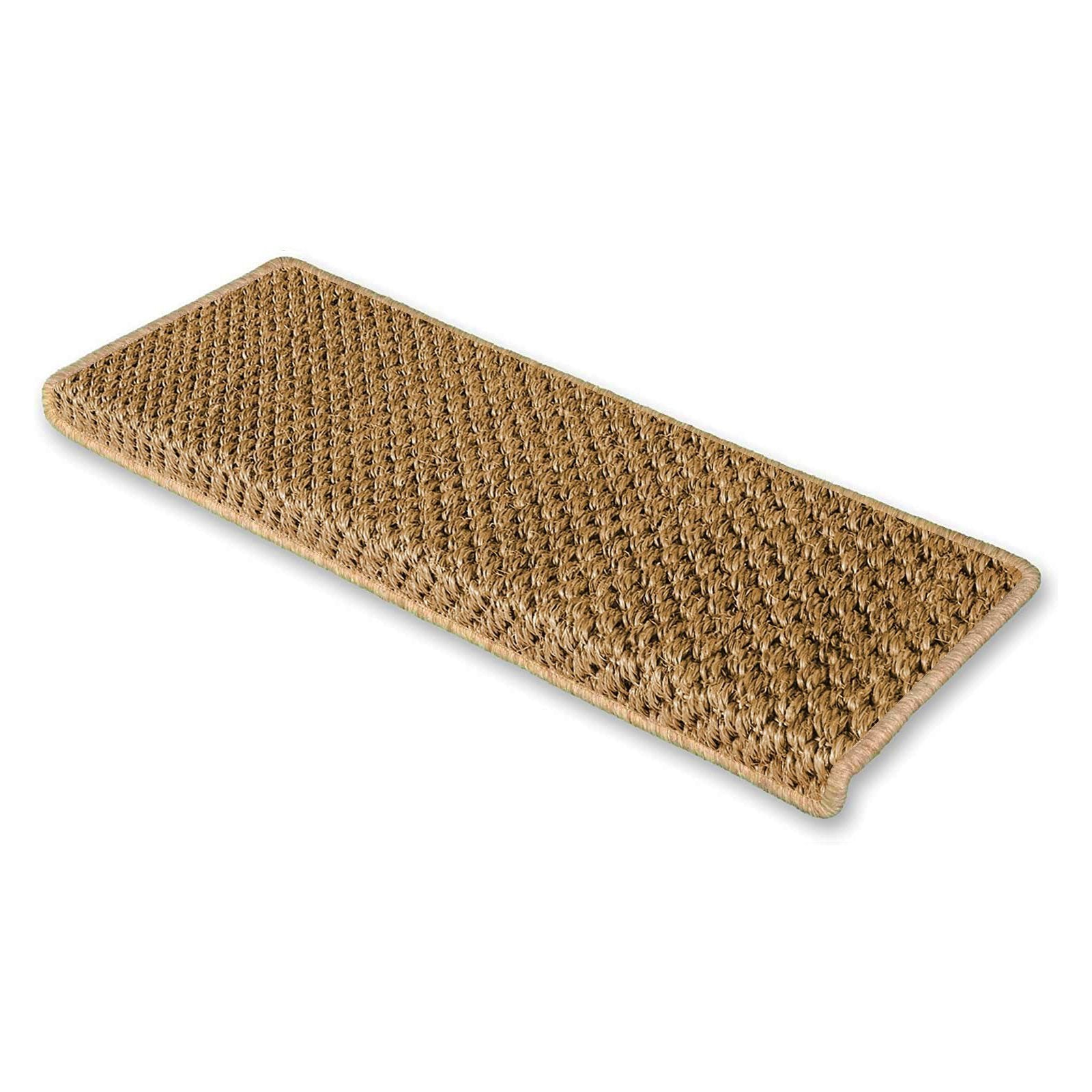 Sisal-Stufenmatte Tiger-Eye Semicirculaire oder eckig 3 Farben | Nature