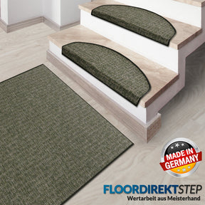 Stufenmatte Bermuda | Semicirculaire oder eckig | Vert