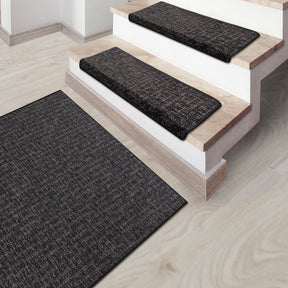 Stufenmatte Bermuda | Semicirculaire oder eckig | Gris