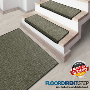 Stufenmatte Bermuda | Semicirculaire oder eckig | Vert
