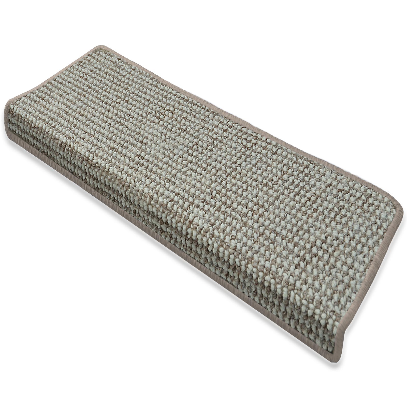 Stufenmatte Carlton Semicirculaire oder Eckig Erhältlich in 5 Farben | Gris-Beige tacheté