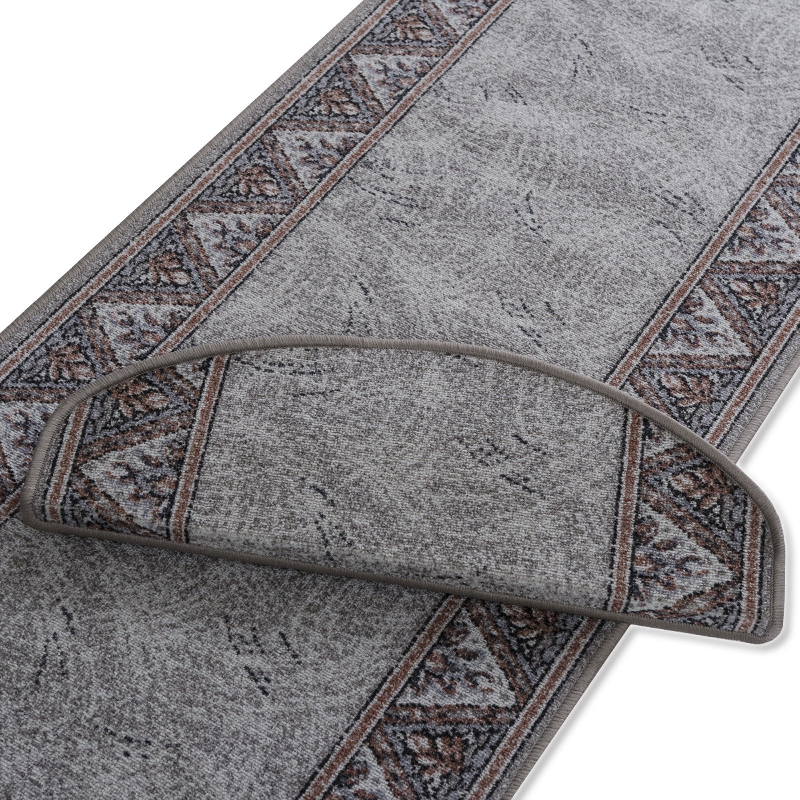 Stufenmatte Elota | Semicirculaire oder eckig | Gris