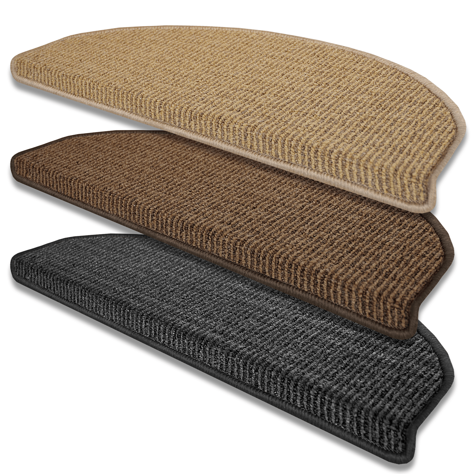 Tapis d'escalier Berlin | Protection efficace des escaliers | 3 couleurs
